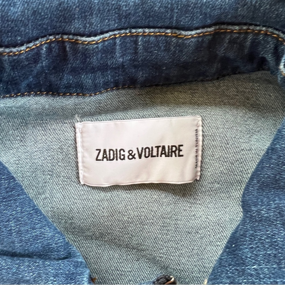 Zadig & Voltaire Denim Heart Jacket - Picture 11 of 12